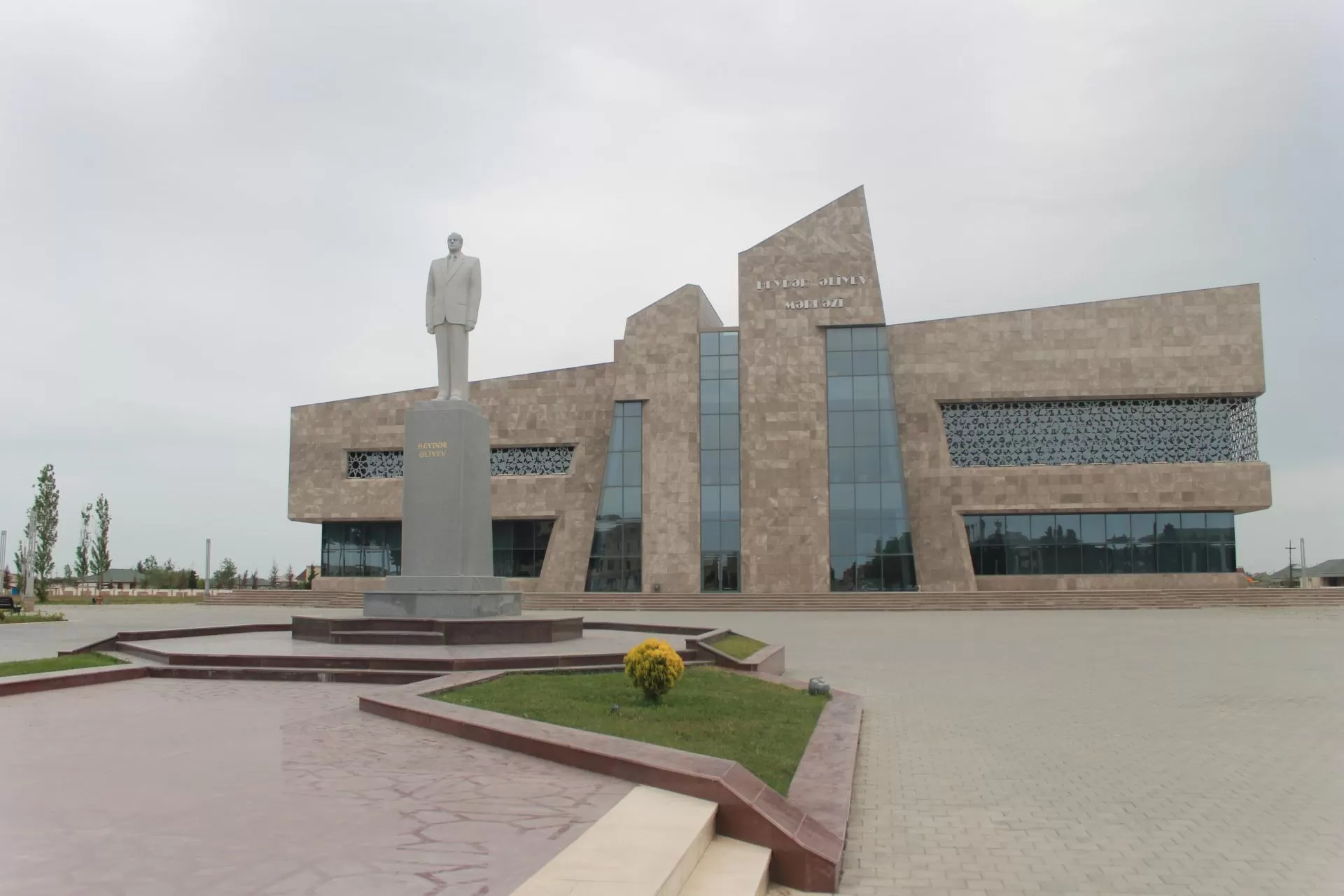 Heydar Aliyev Center building of Neftchala district