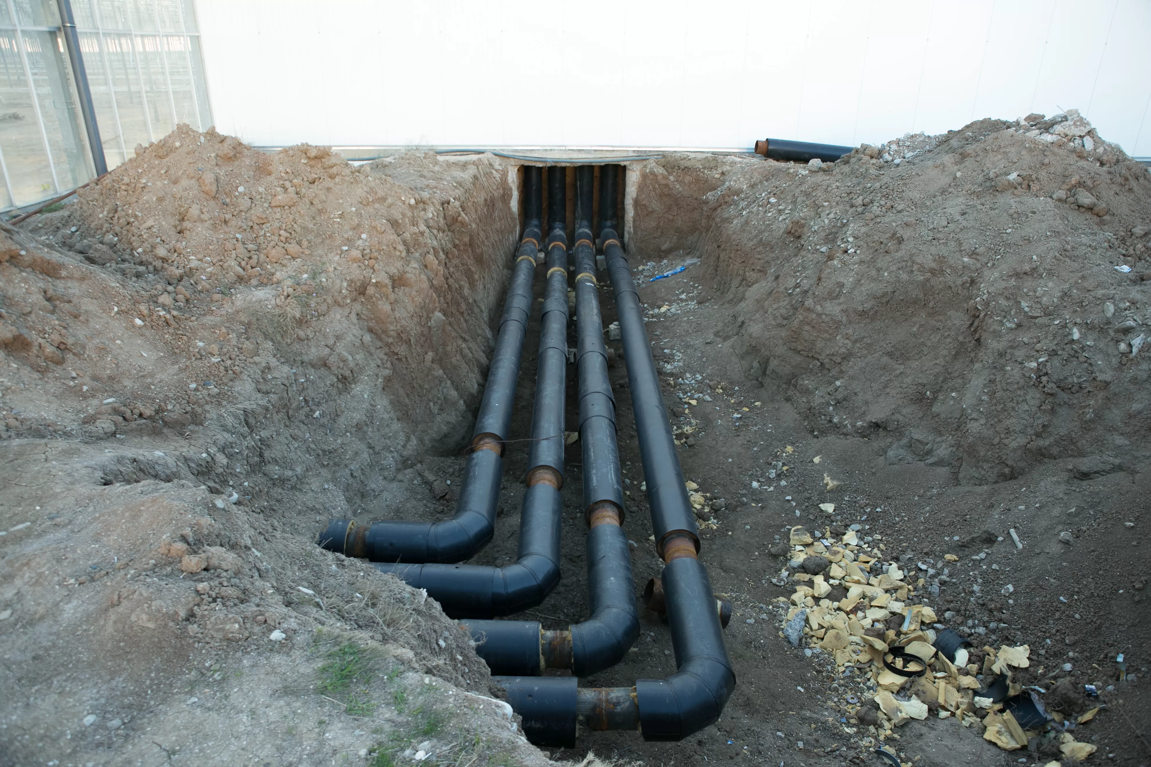 Laying of heating lines